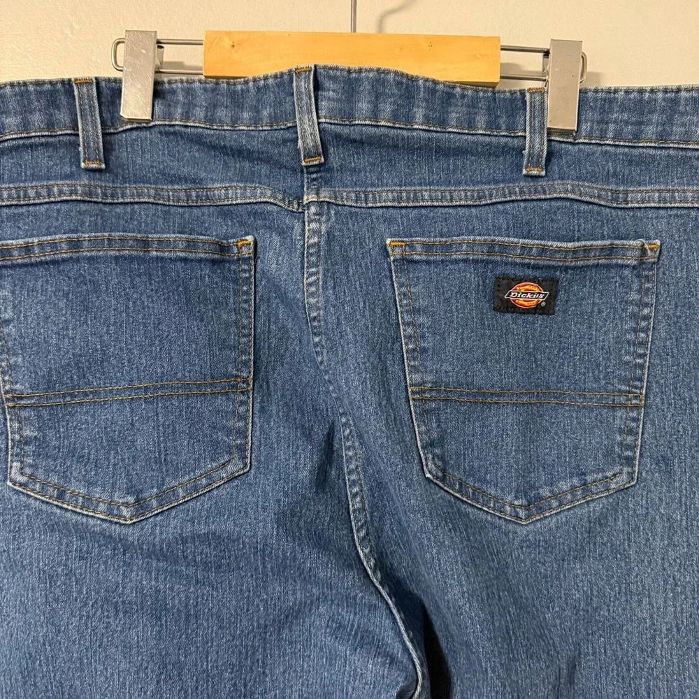 Dickies FLEX Jeans 38x30 Blue Straight Leg Denim Pants‎ Workwear 2 pair bundle